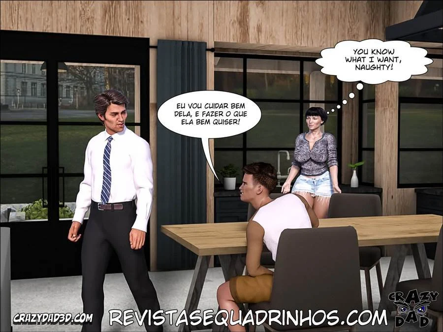 Pai Tarado Enlouquece e Transa Sem Limites nesse Hentai 3D Explícito