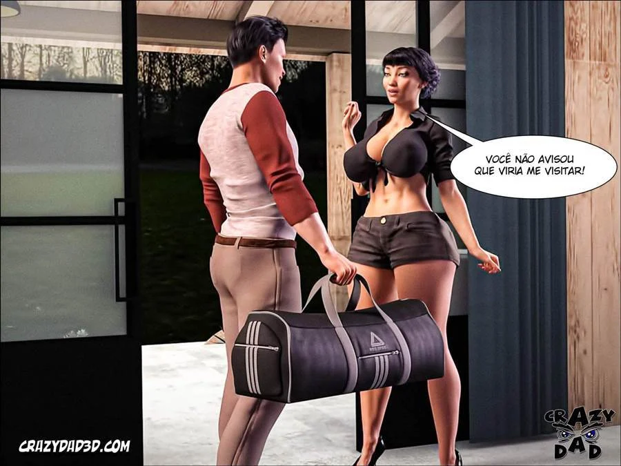 Amante do Crime: Pai Transa com Filha em HQ 3D Proibida