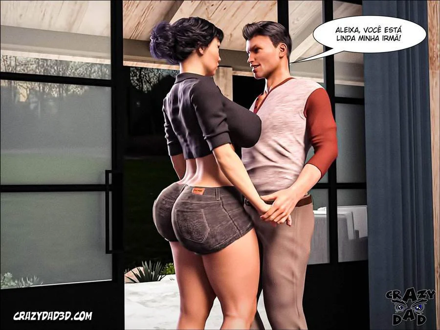 Amante do Crime: Pai Transa com Filha em HQ 3D Proibida