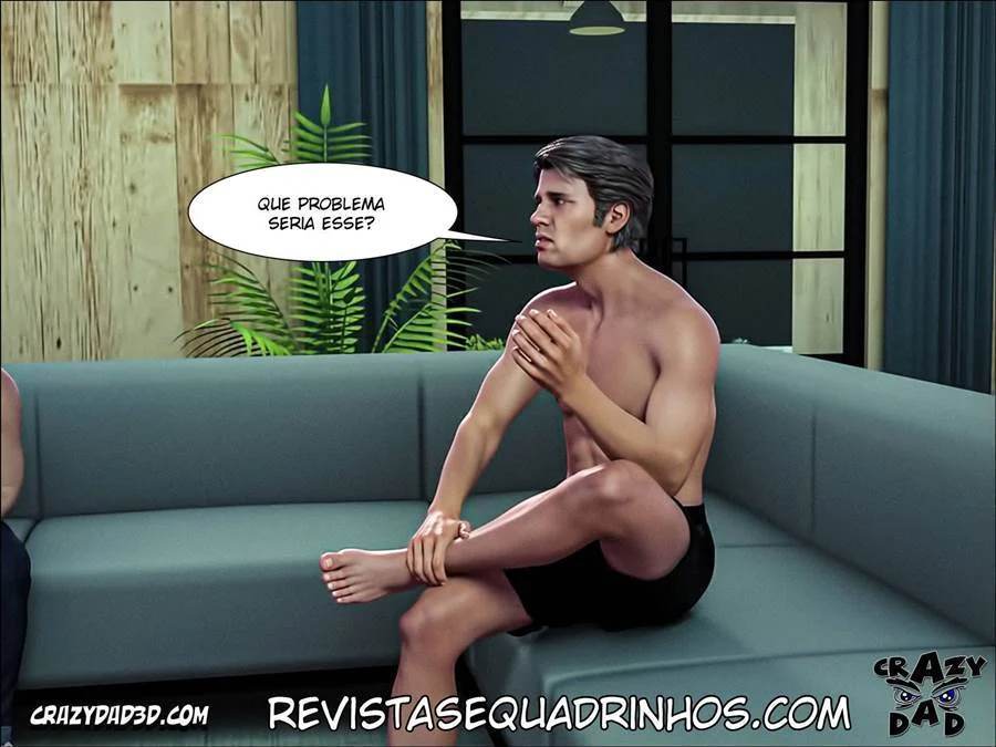 Pai Tarado Domina Família em Cenas Proibidas de Sexo 3D Explícito