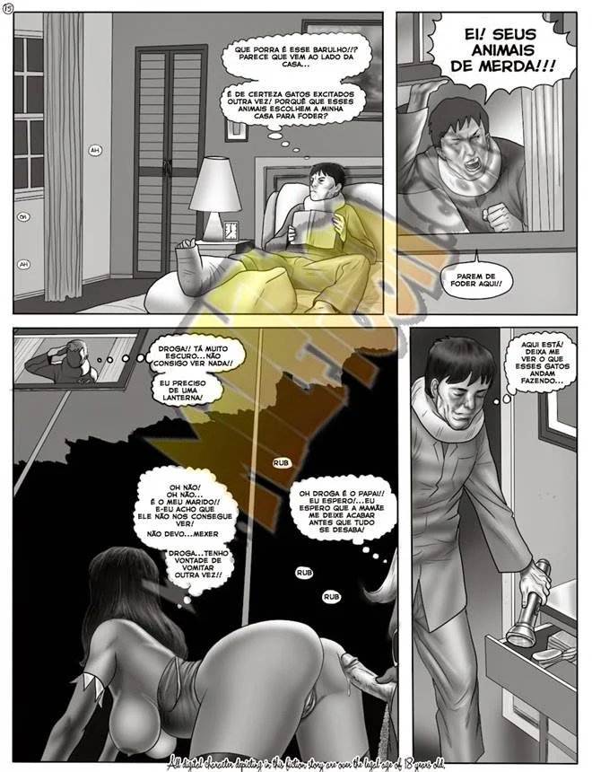 Amante de Natal: Filho Dominando a Mãe em Noite de Fogo - HQ Erótica Explícita