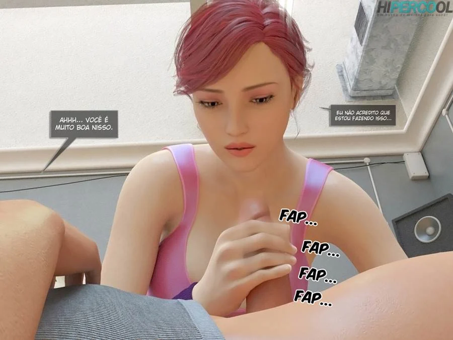 Noite Perversa: Corno Assiste a Namorada Gemendo para Outro em HQ Adulta Explícita