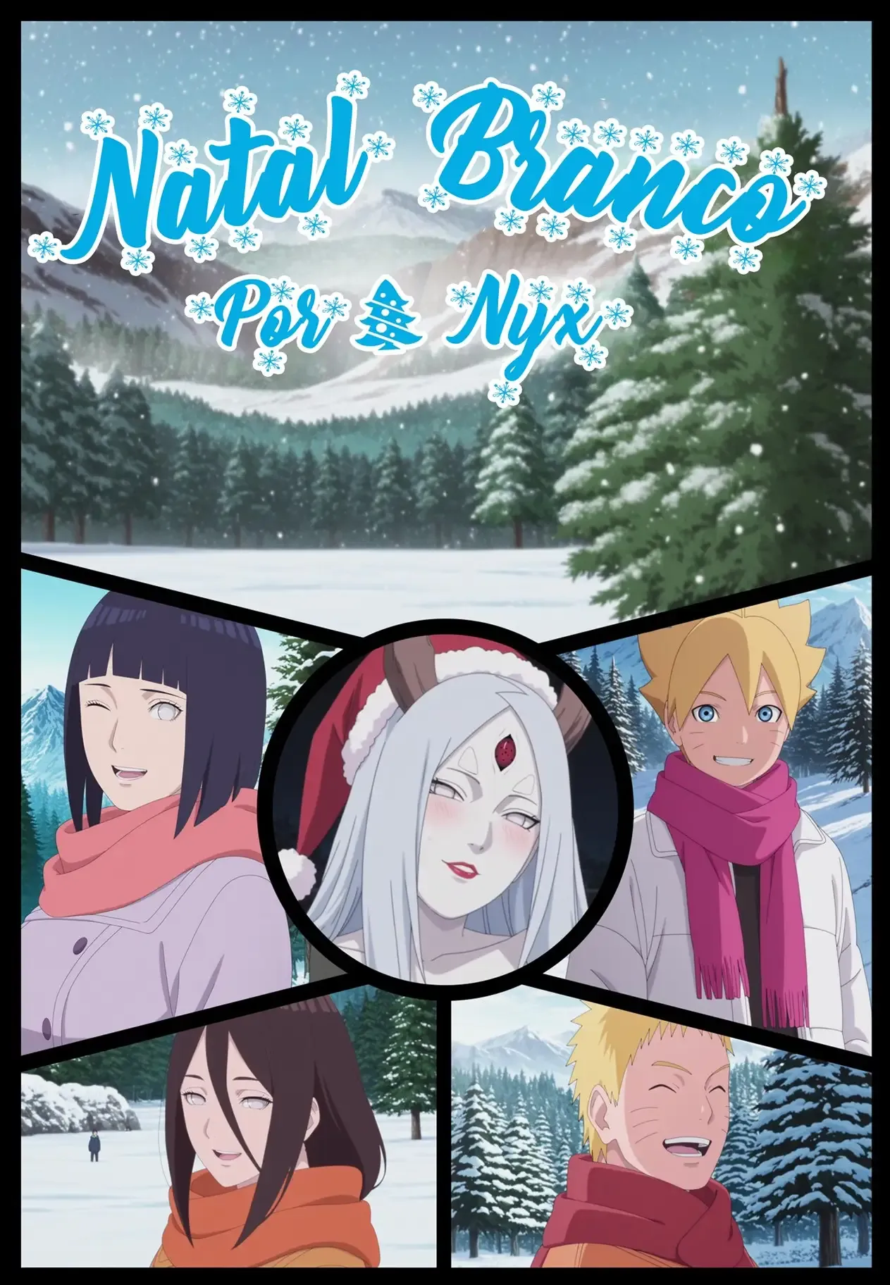 Noites Escaldantes de Natal: Naruto Transa com as Kunoichis em HQ Pornô Explícita