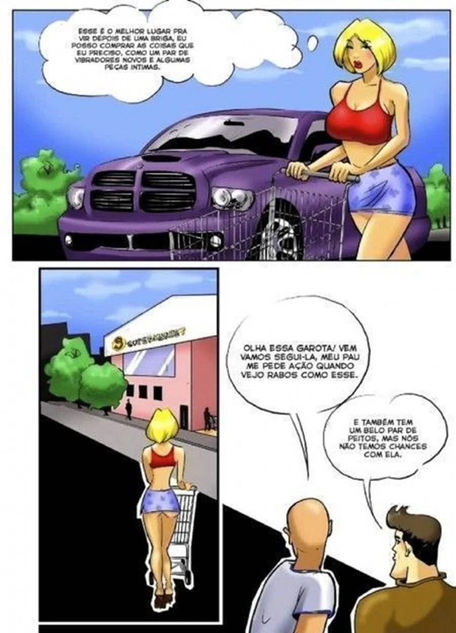 Putaria explícita: Esposa adúlta oferecendo o cuzinho em HQ de traição