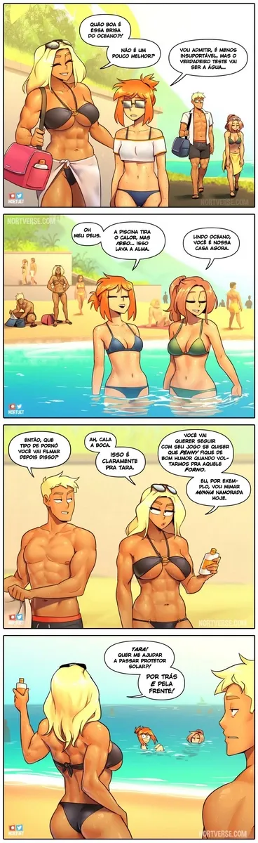 Tribo Selvagem: Tara e Beverly em Orgia Explícita nos Quadrinhos