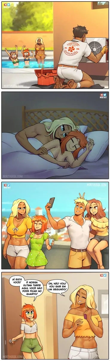 Tribo Selvagem: Tara e Beverly em Orgia Explícita nos Quadrinhos