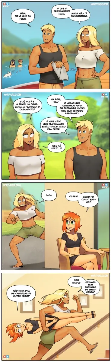 Tribo Selvagem: Tara e Beverly em Orgia Explícita nos Quadrinhos