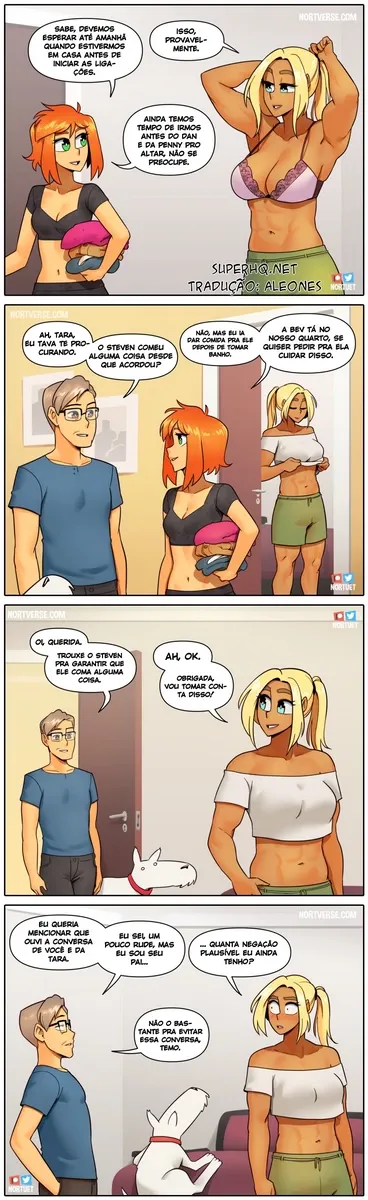 Tribo Selvagem: Tara e Beverly em Orgia Explícita nos Quadrinhos