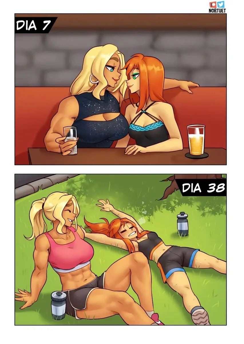 Tribo Selvagem: Tara e Beverly em Orgia Explícita nos Quadrinhos