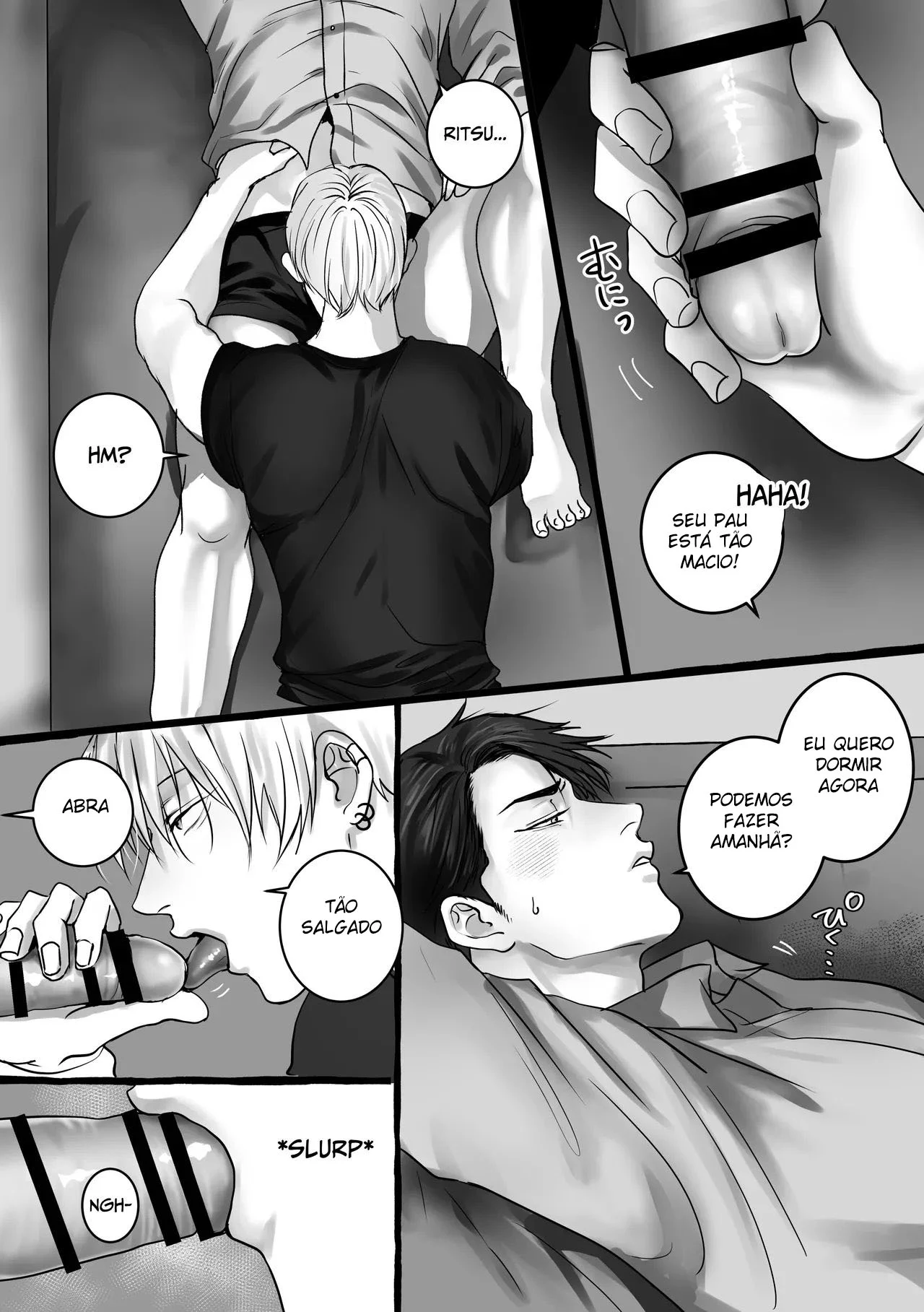 Pornô Explícito: Yaoi Ardente com Cenas de Sexo Quente em HQ