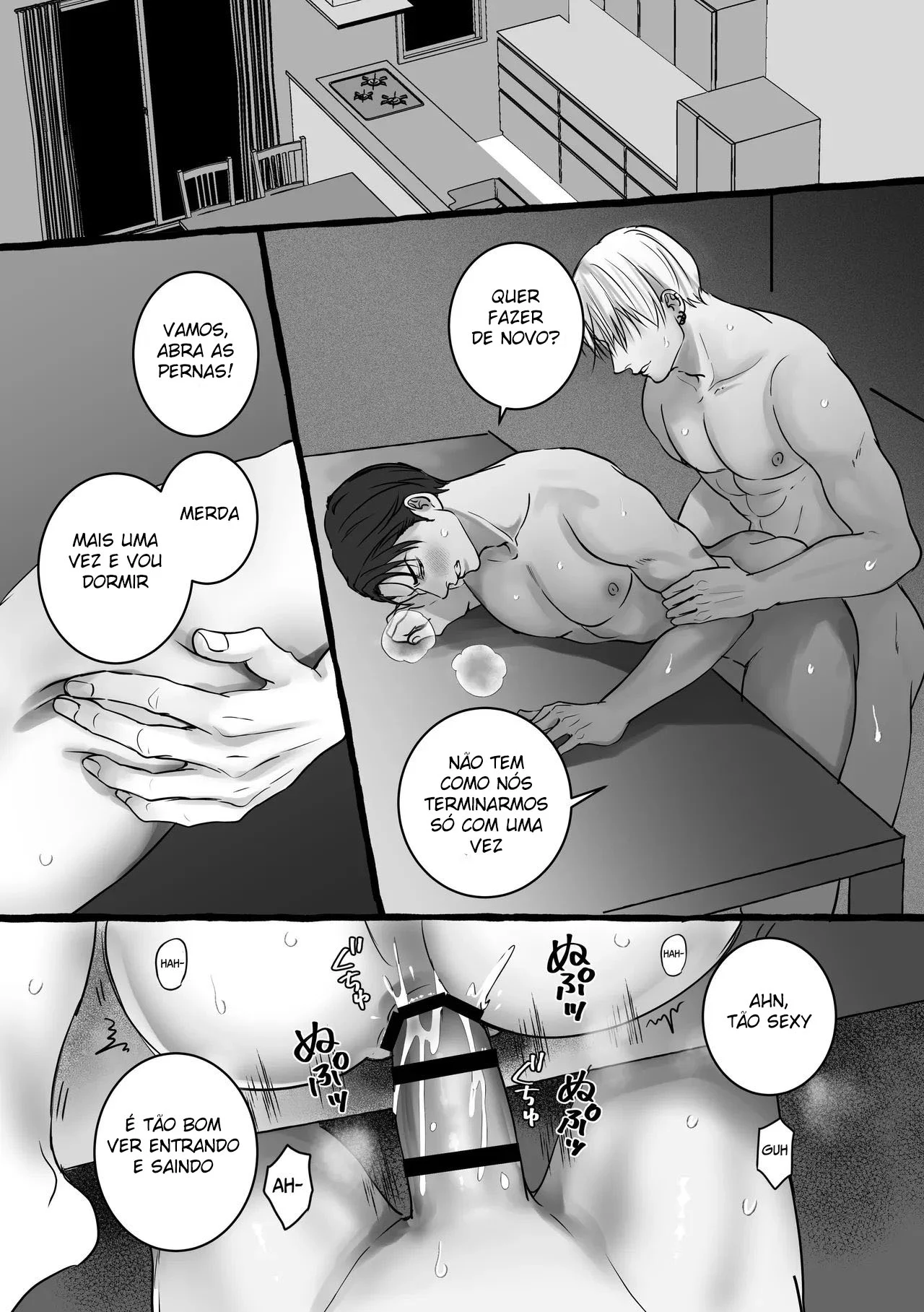 Pornô Explícito: Yaoi Ardente com Cenas de Sexo Quente em HQ