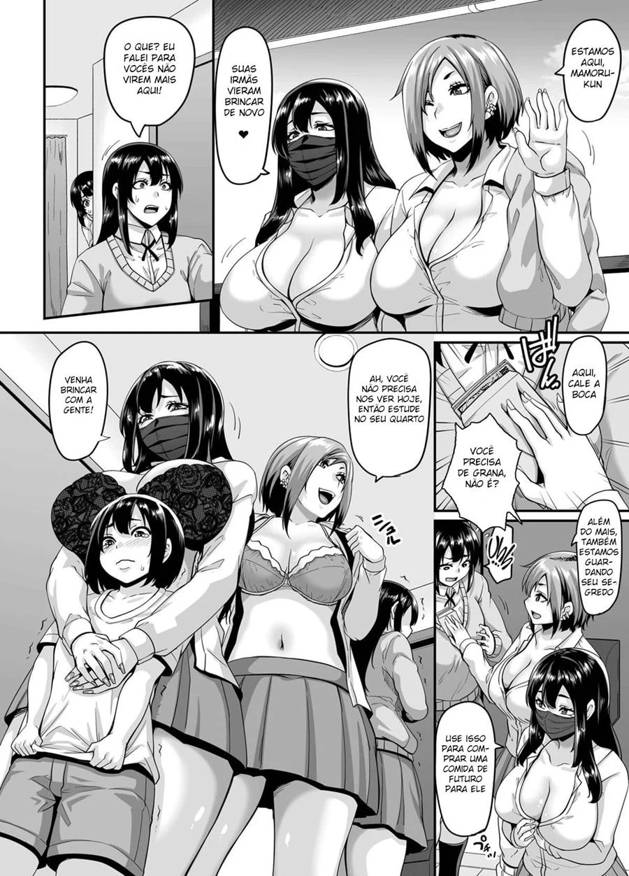 Irmanzinho Vai Ser Treinado Por Nossos Prazeres: Festa Erótica Entre Irmãs Piranhas