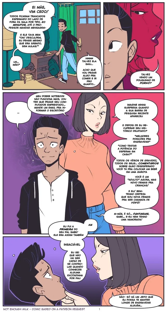 Bucetinha da Mamãe Arrombada - Incesto Explícito em HQ