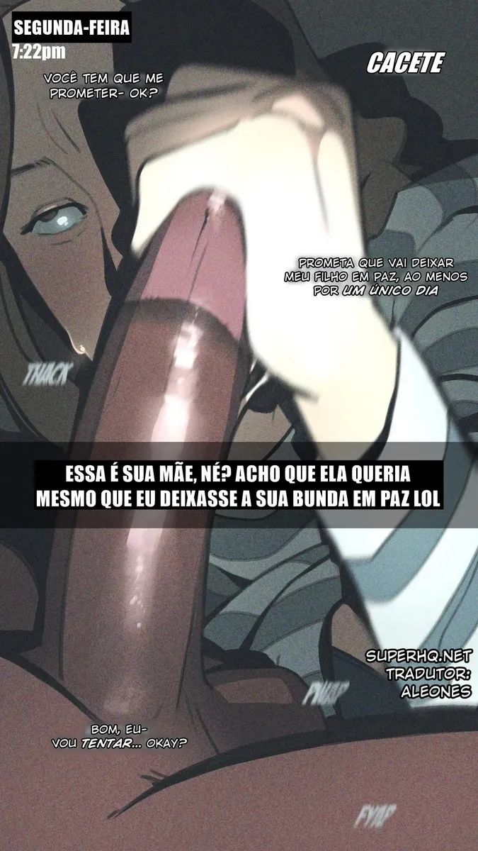 Sedução da Mãe Enfrenta Bully: Foda Explícita nos Quadrinhos