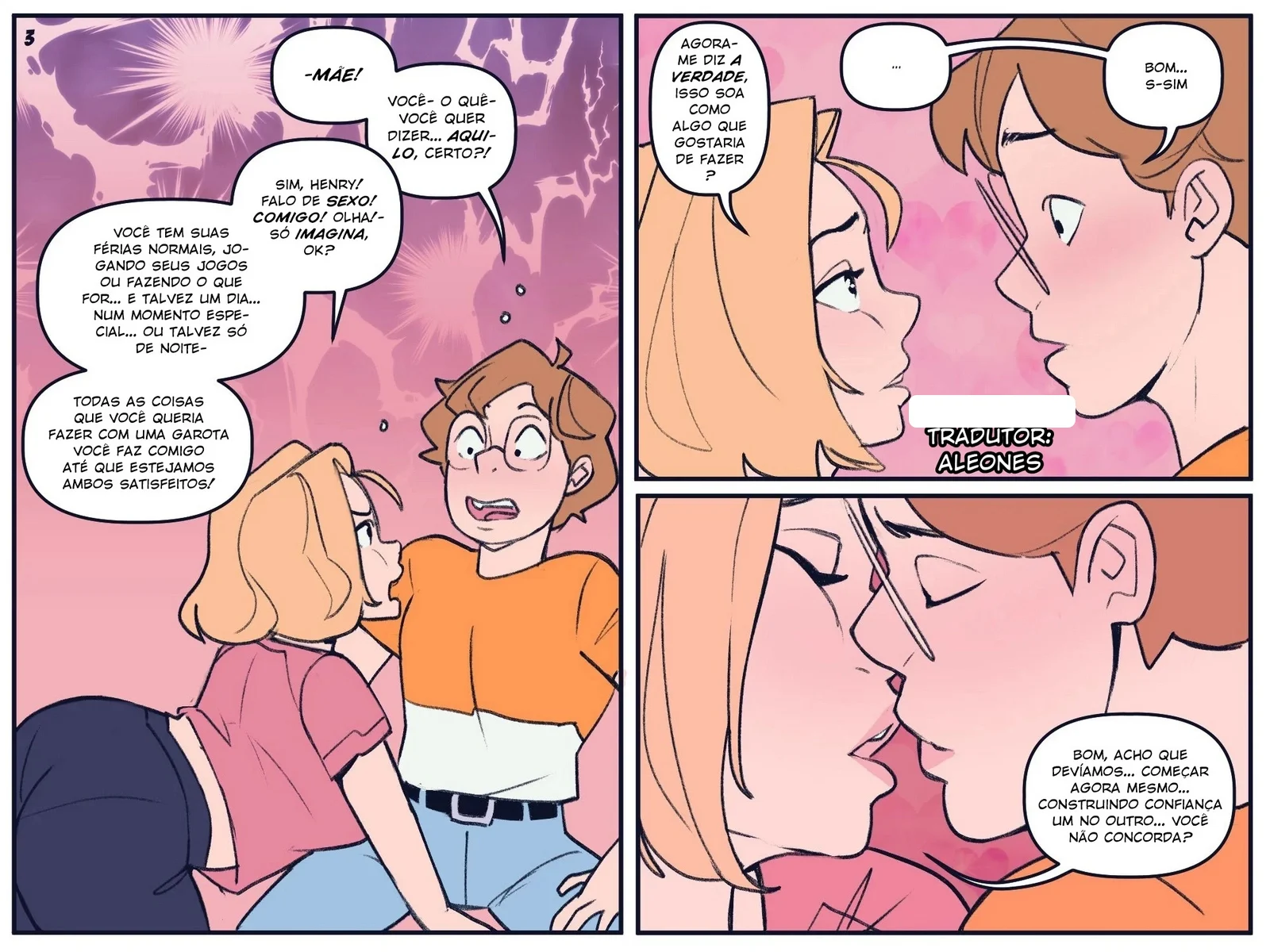 Quadrinhos Explícitos de Sexo Incestuoso: Vício em Prazer na Temporada de Verão