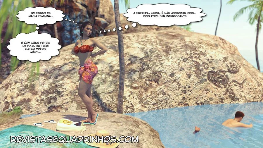 Zona de Nu Explícito: Quadrinhos 3D de Sexo Intenso