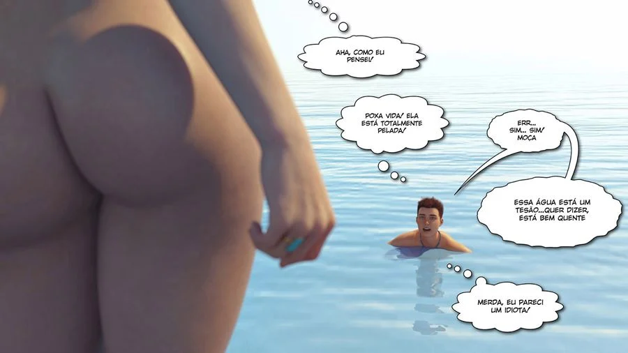 Zona de Nu Explícito: Quadrinhos 3D de Sexo Intenso