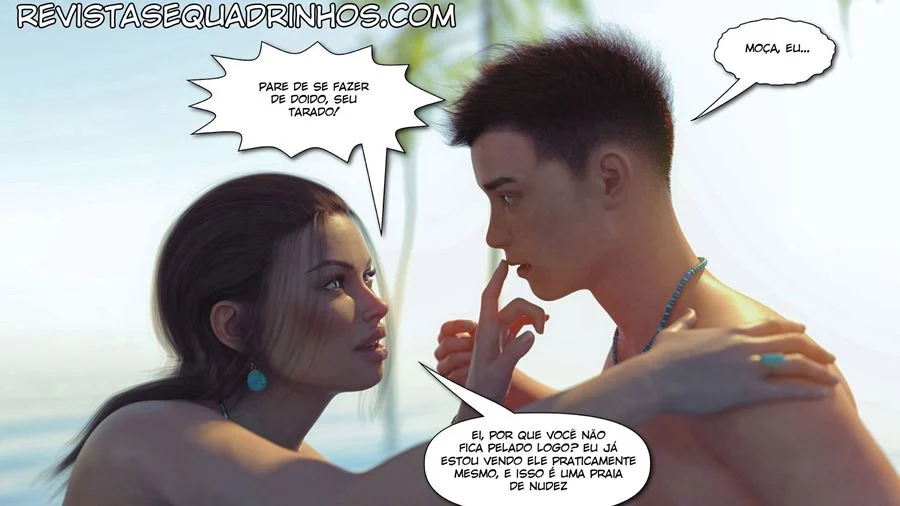 Zona de Nu Explícito: Quadrinhos 3D de Sexo Intenso