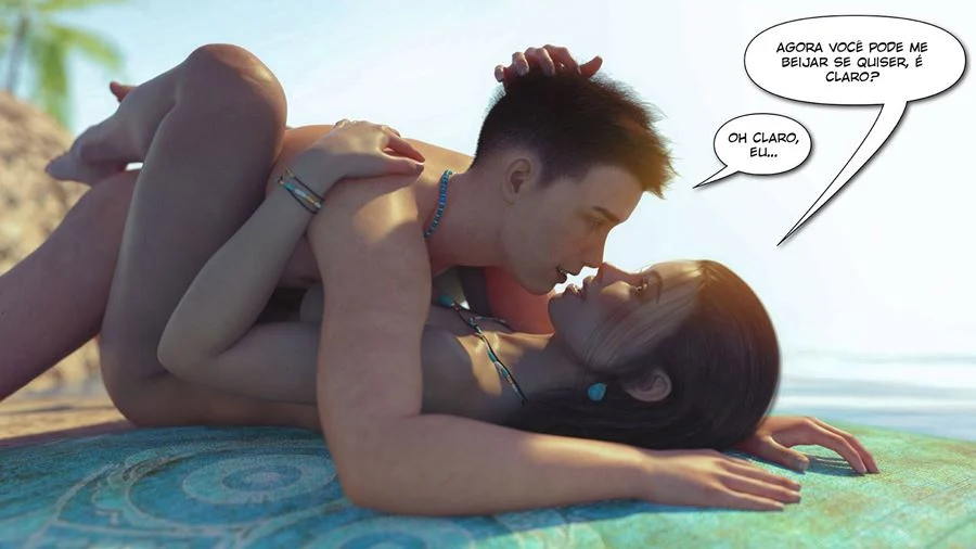 Zona de Nu Explícito: Quadrinhos 3D de Sexo Intenso