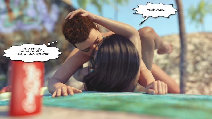 Zona de Nu Explícito: Quadrinhos 3D de Sexo Intenso