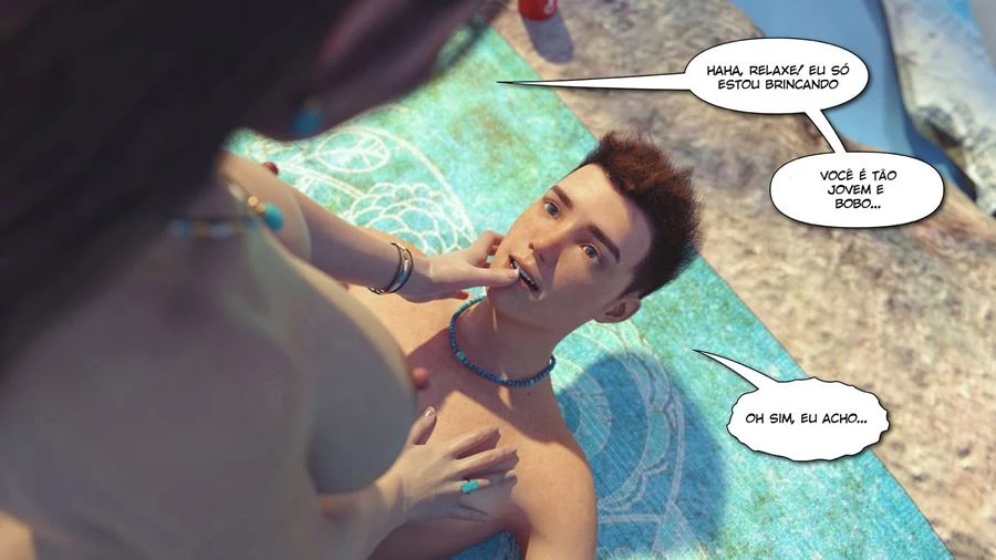 Zona de Nu Explícito: Quadrinhos 3D de Sexo Intenso