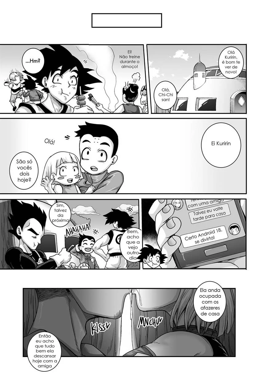 Foda com a Android 18: Buceta Melada nos Quadrinhos Eróticos de Dragon Ball
