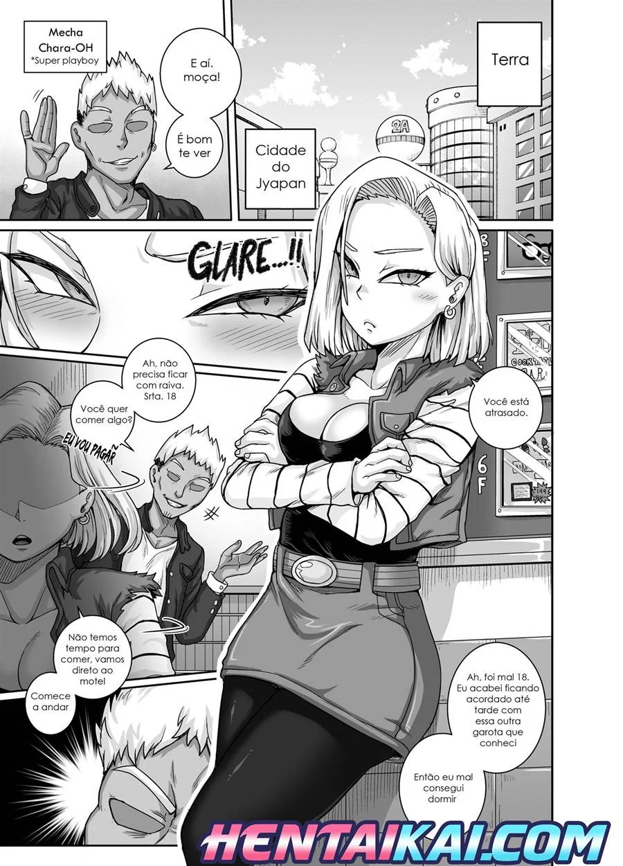 Foda com a Android 18: Buceta Melada nos Quadrinhos Eróticos de Dragon Ball