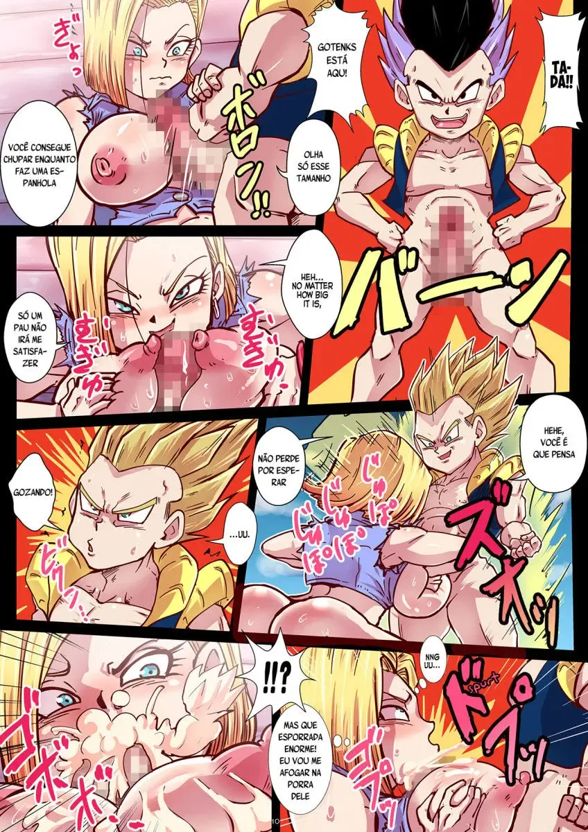 Número Dezoito Dominada: HQ Explícita de Dragon Ball com Sexo Brutal