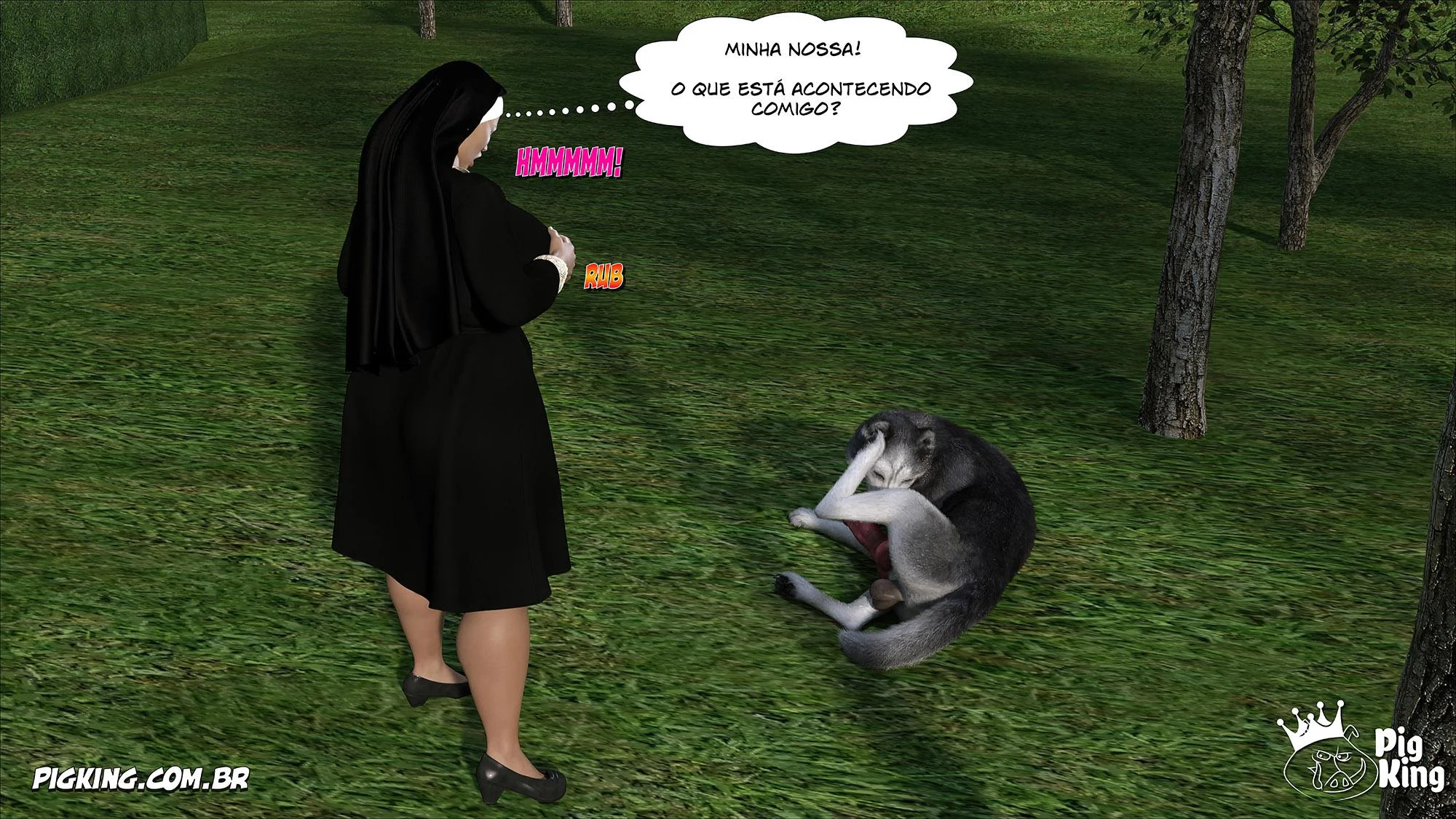 Irmã Isabella Pecado: Primeira Tentação em 3D Explícito Irmã Isabella Pecado: Primeira Tentação em 3D Explícito