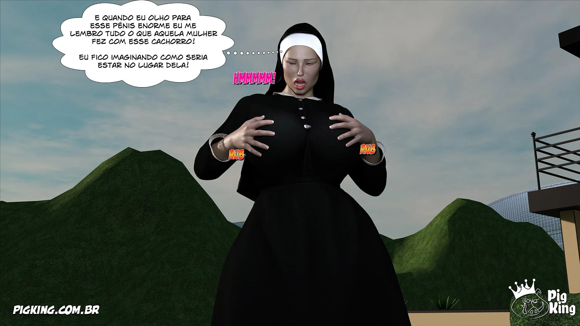 Irmã Isabella Pecado: Primeira Tentação em 3D Explícito Irmã Isabella Pecado: Primeira Tentação em 3D Explícito