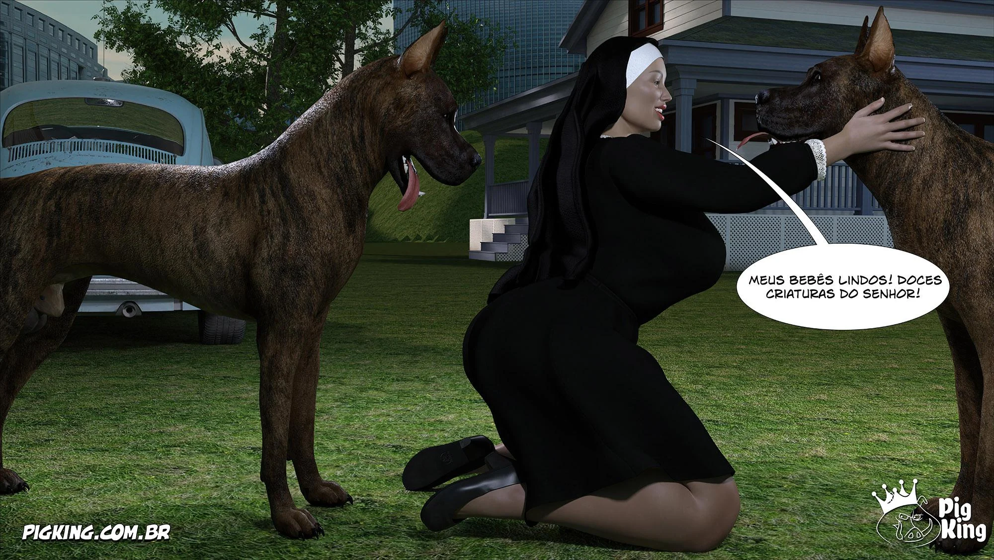 Irmã Isabella Pecado: Primeira Tentação em 3D Explícito Irmã Isabella Pecado: Primeira Tentação em 3D Explícito