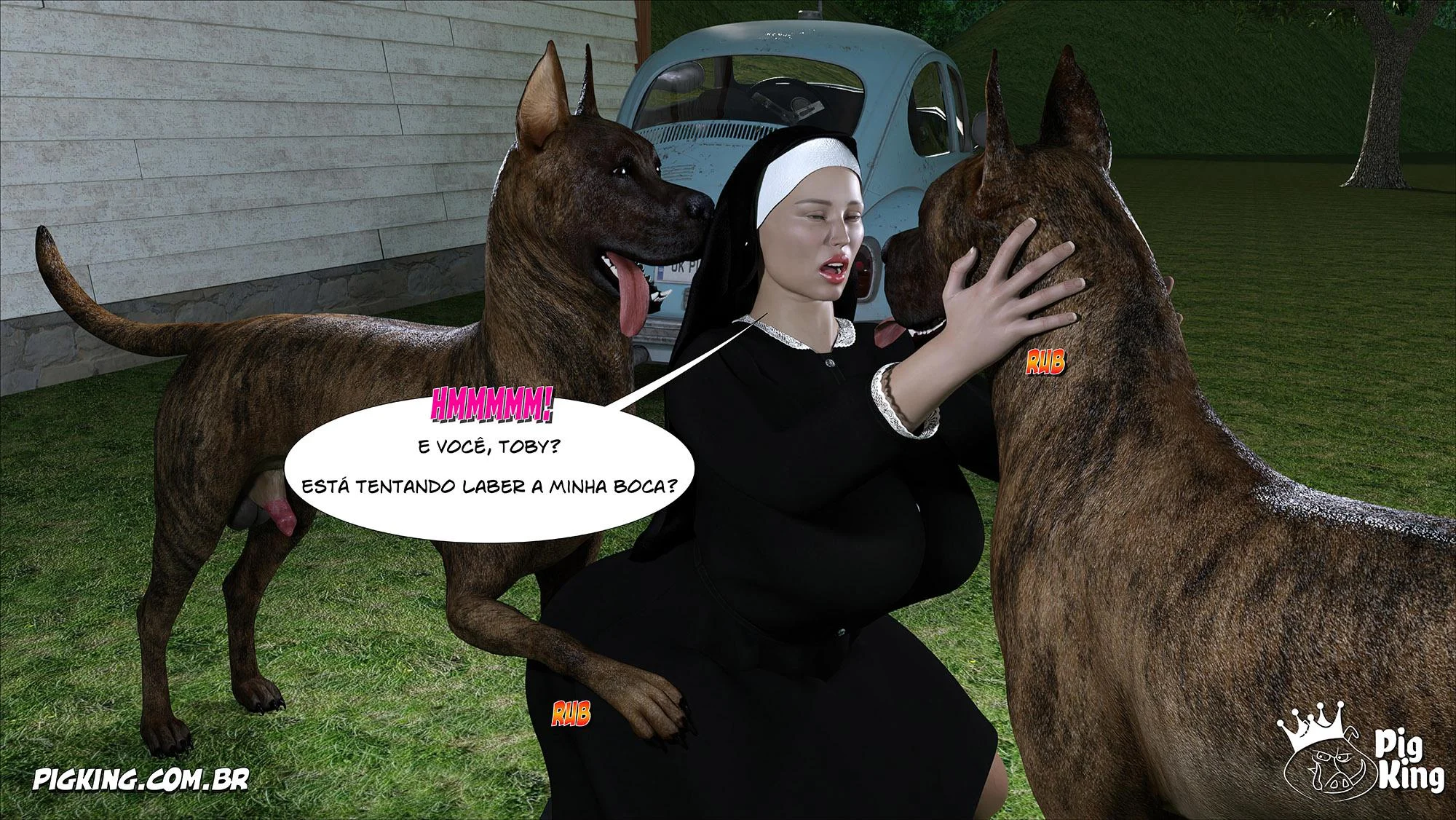 Irmã Isabella Pecado: Primeira Tentação em 3D Explícito Irmã Isabella Pecado: Primeira Tentação em 3D Explícito