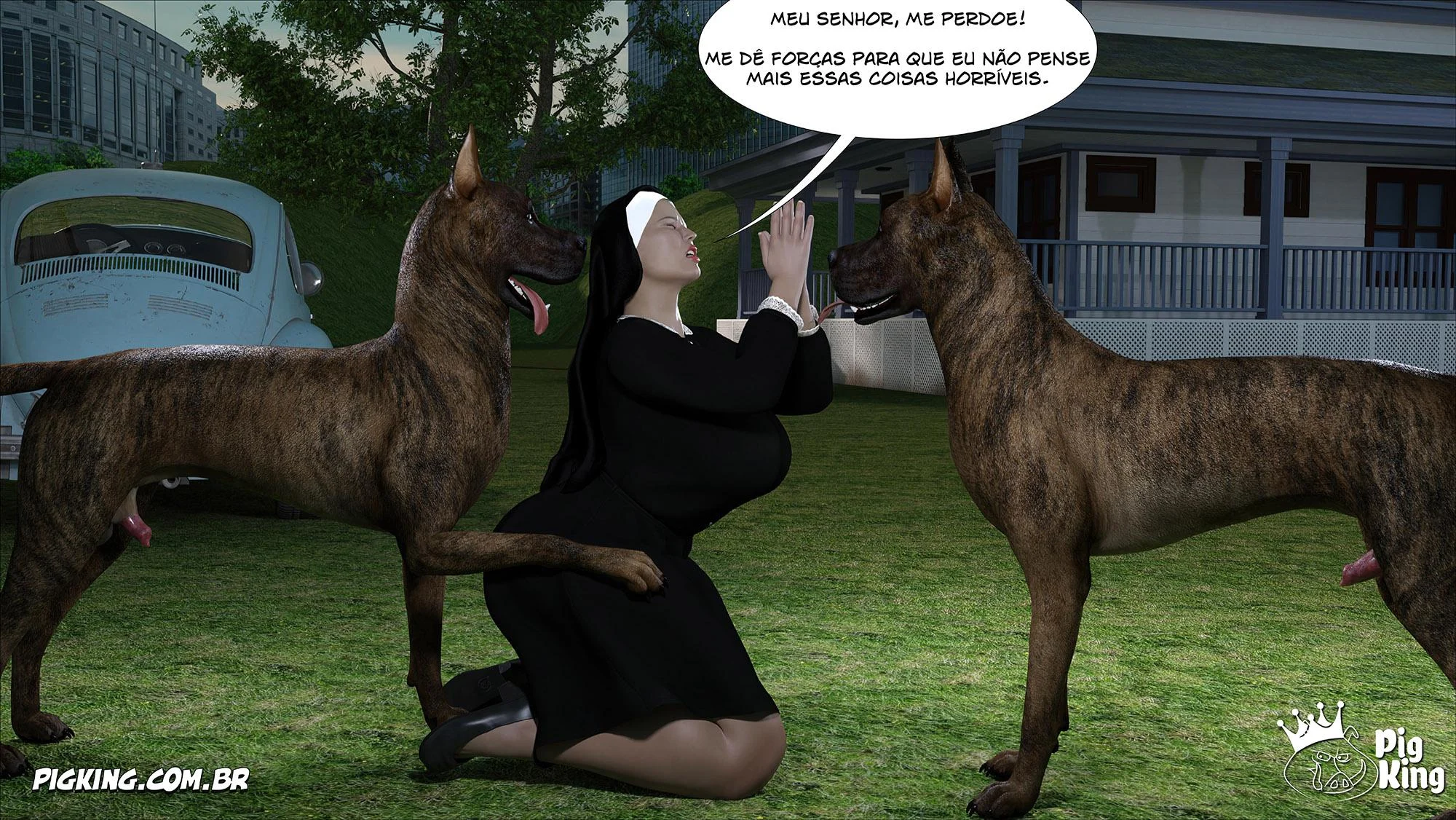 Irmã Isabella Pecado: Primeira Tentação em 3D Explícito Irmã Isabella Pecado: Primeira Tentação em 3D Explícito