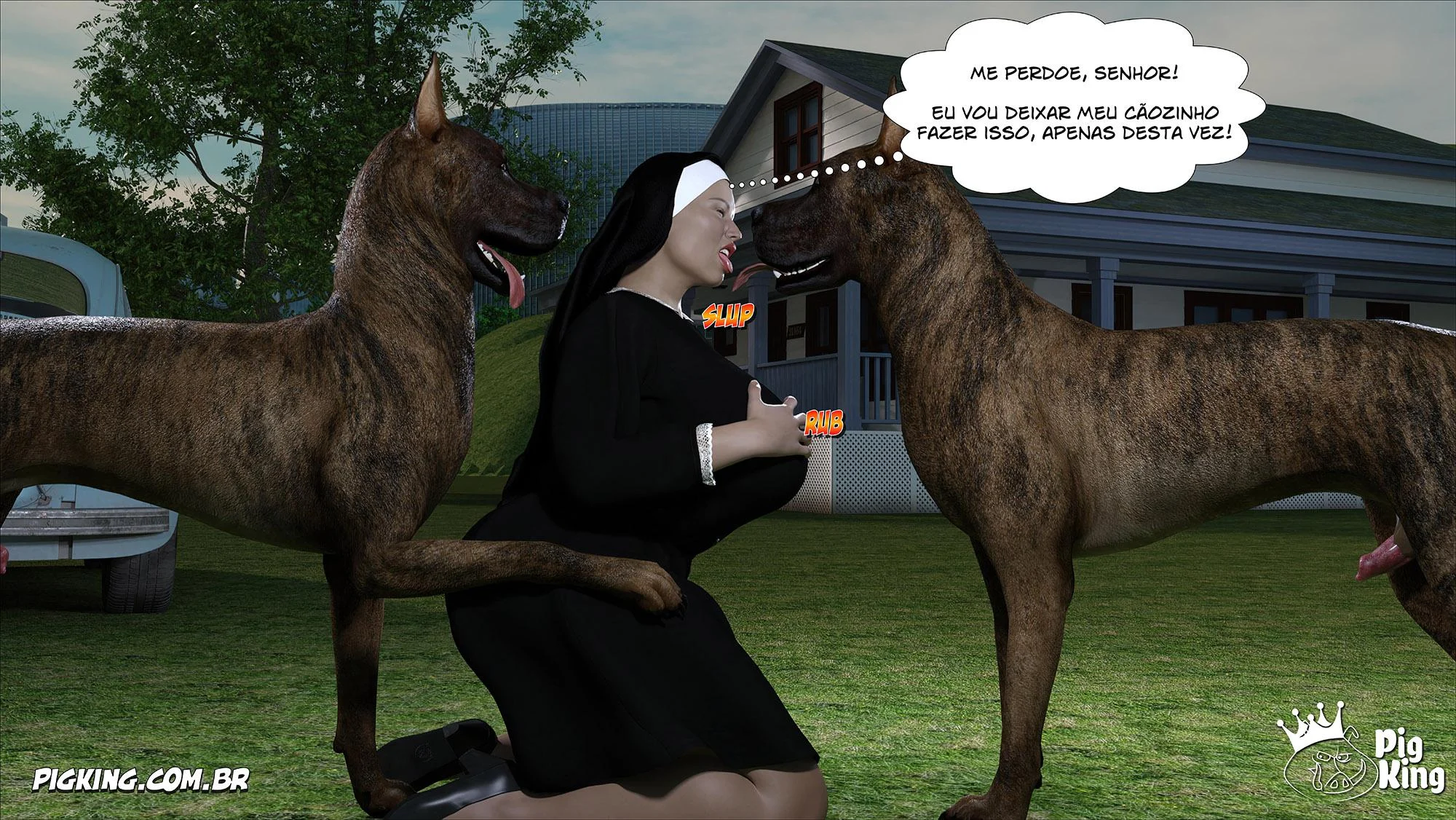 Irmã Isabella Pecado: Primeira Tentação em 3D Explícito Irmã Isabella Pecado: Primeira Tentação em 3D Explícito