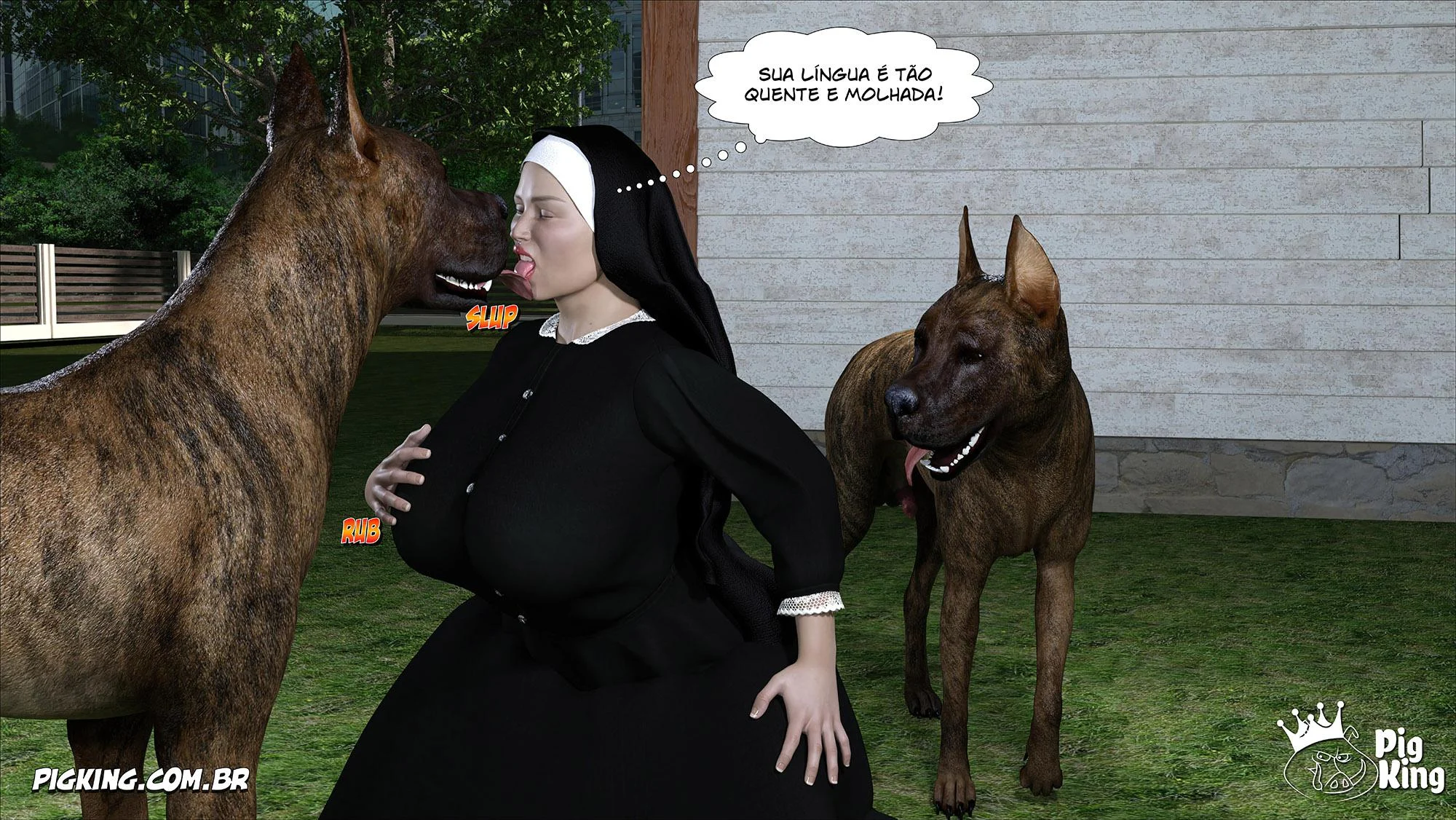 Irmã Isabella Pecado: Primeira Tentação em 3D Explícito Irmã Isabella Pecado: Primeira Tentação em 3D Explícito