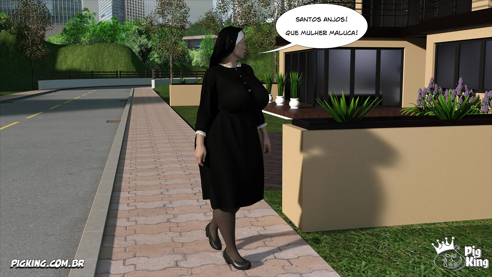 Irmã Isabella Pecado: Primeira Tentação em 3D Explícito Irmã Isabella Pecado: Primeira Tentação em 3D Explícito