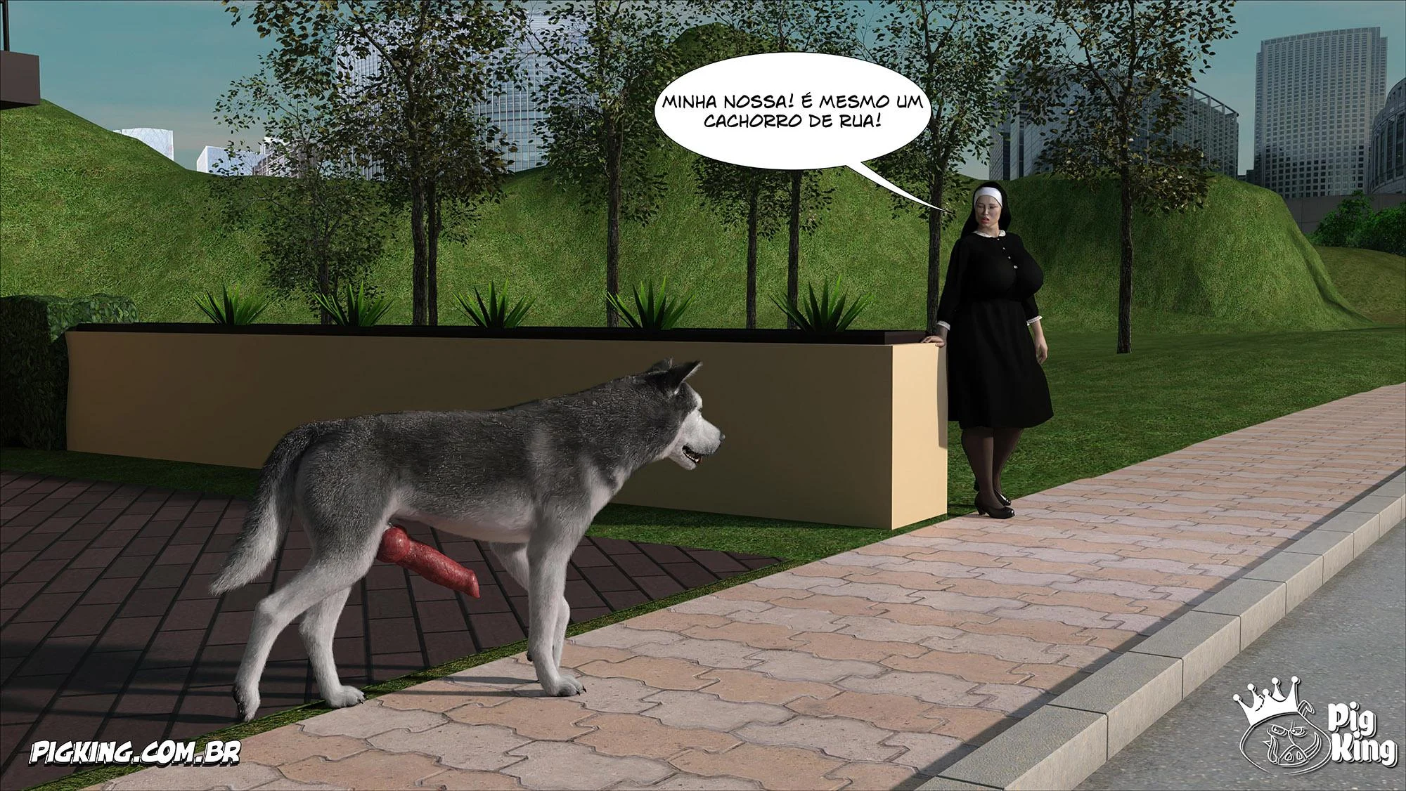 Irmã Isabella Pecado: Primeira Tentação em 3D Explícito Irmã Isabella Pecado: Primeira Tentação em 3D Explícito