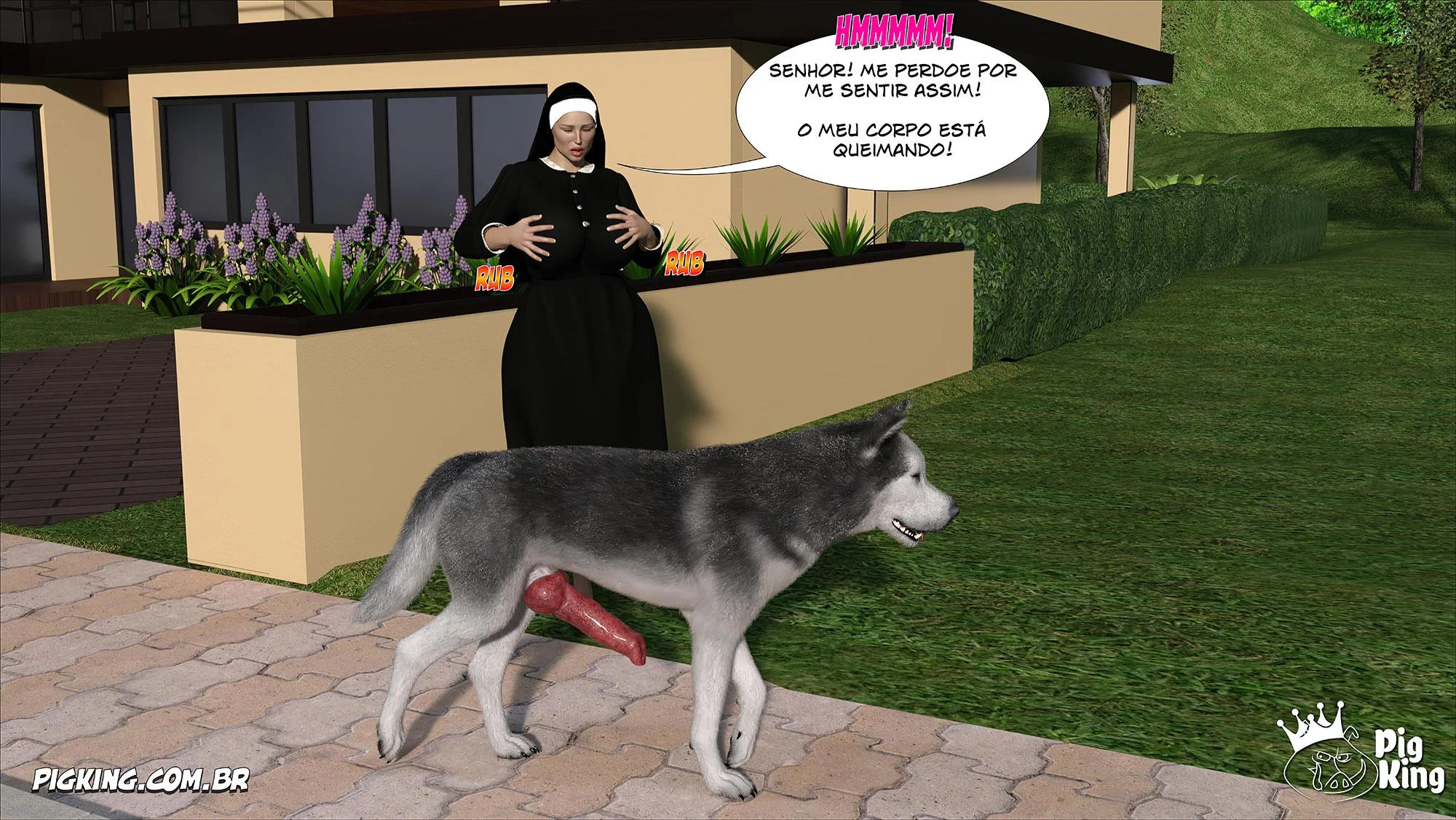 Irmã Isabella Pecado: Primeira Tentação em 3D Explícito Irmã Isabella Pecado: Primeira Tentação em 3D Explícito