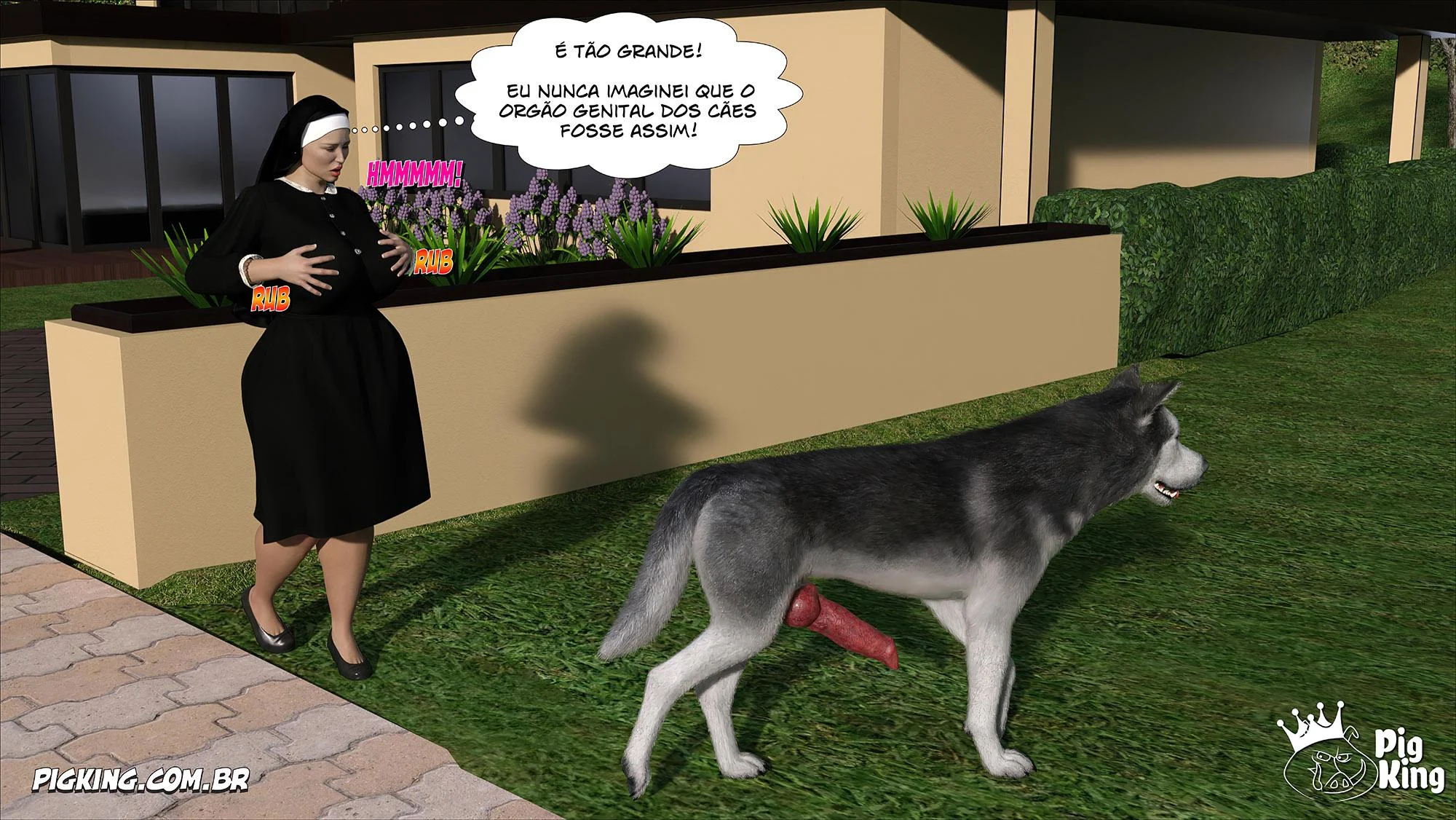 Irmã Isabella Pecado: Primeira Tentação em 3D Explícito Irmã Isabella Pecado: Primeira Tentação em 3D Explícito