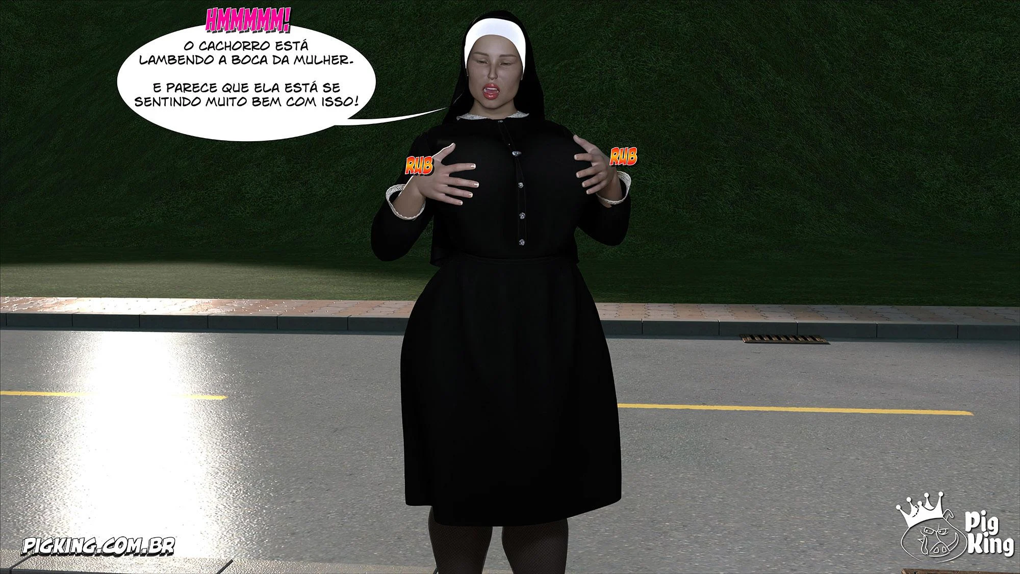 Irmã Isabella Pecado: Primeira Tentação em 3D Explícito Irmã Isabella Pecado: Primeira Tentação em 3D Explícito