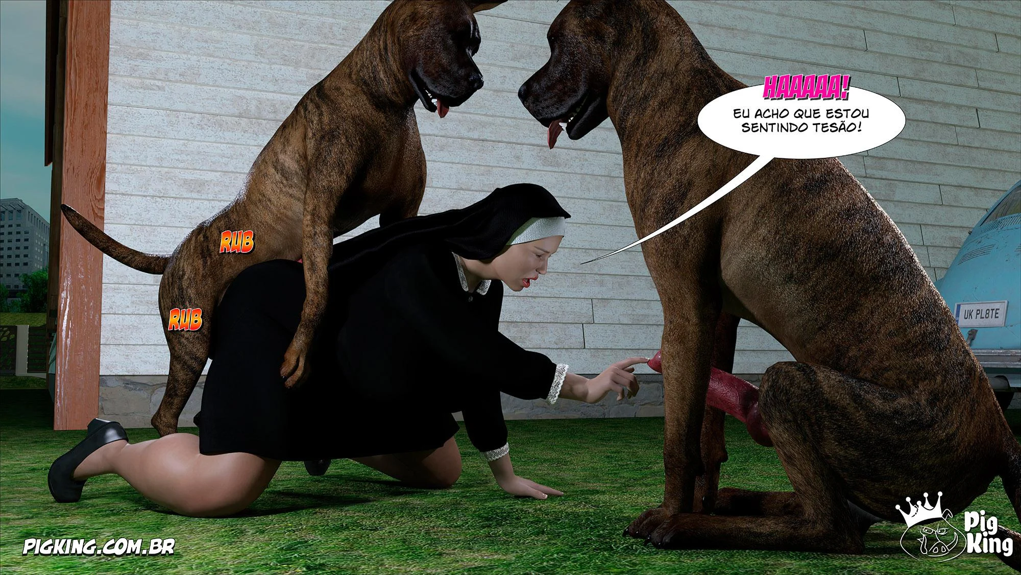 Irmã Sacana Exibida - Parte 2: Desejos Profanos em 3D