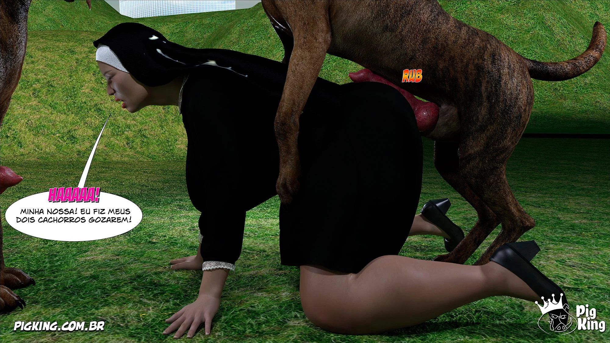 Irmã Sacana Exibida - Parte 2: Desejos Profanos em 3D