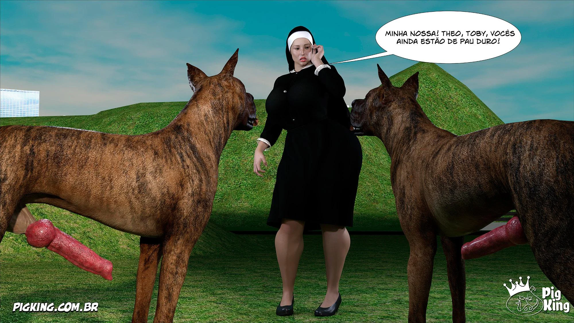 Irmã Sacana Exibida - Parte 2: Desejos Profanos em 3D Irmã Sacana Exibida - Parte 2: Desejos Profanos em 3D