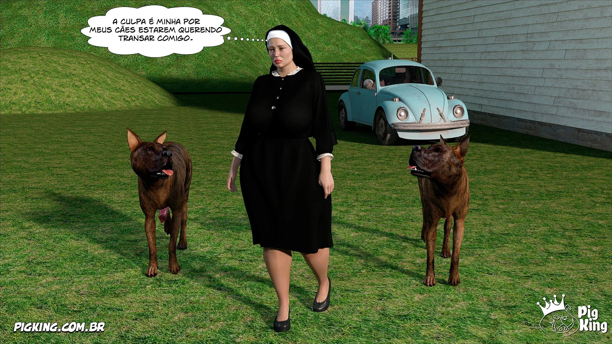 Irmã Sacana Exibida - Parte 2: Desejos Profanos em 3D