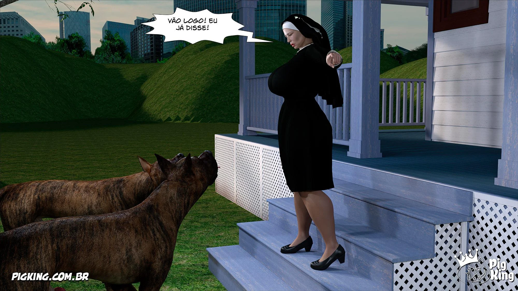 Irmã Sacana Exibida - Parte 2: Desejos Profanos em 3D Irmã Sacana Exibida - Parte 2: Desejos Profanos em 3D