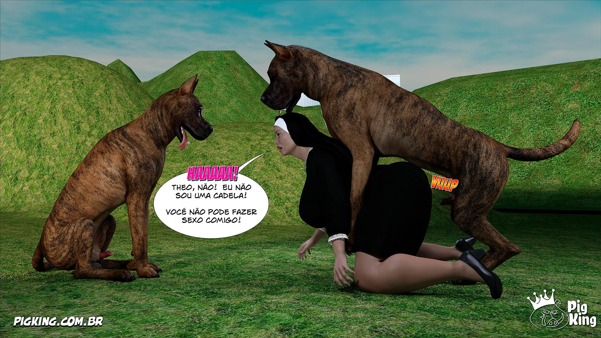 Irmã Sacana Exibida - Parte 2: Desejos Profanos em 3D