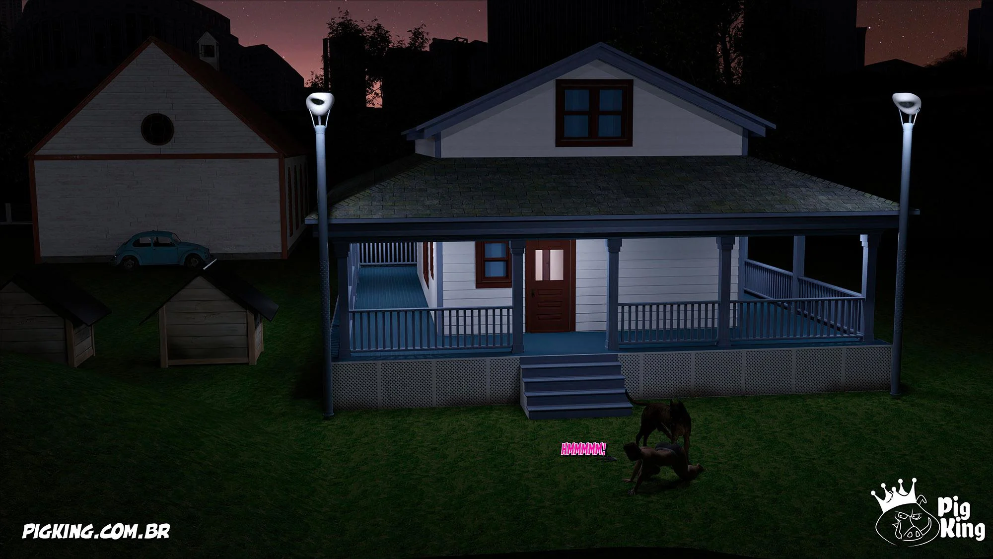 Irmã Sacana: Isabella Exibida - Quadrinhos Eróticos em 3D Explícitos