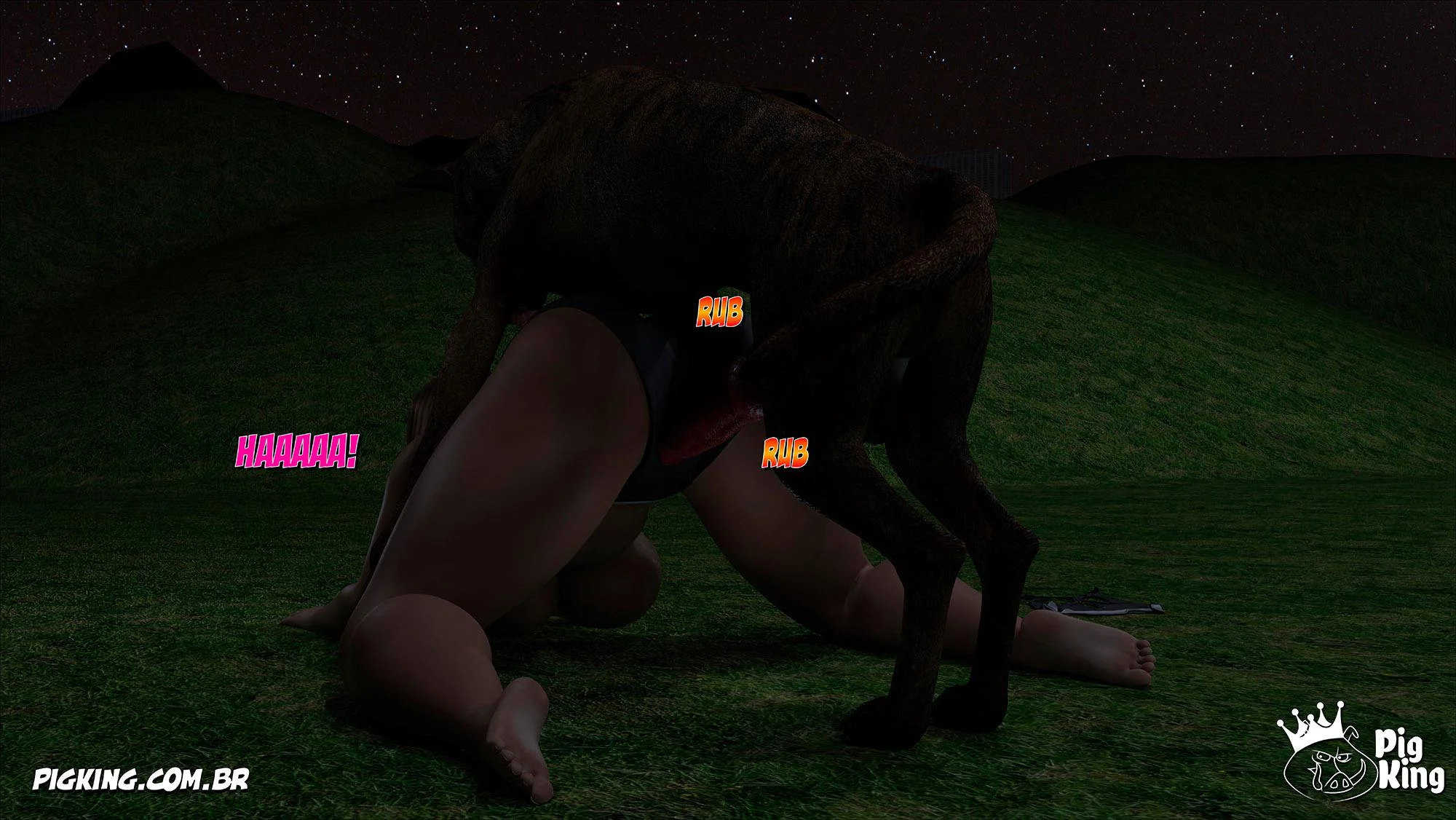 Irmã Sacana: Isabella Exibida - Quadrinhos Eróticos em 3D Explícitos