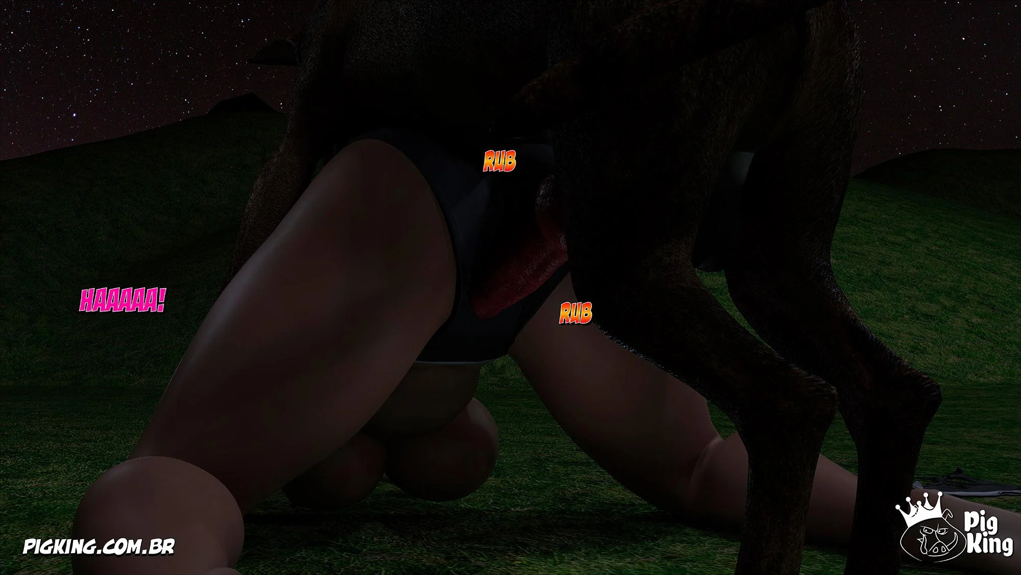 Irmã Sacana: Isabella Exibida - Quadrinhos Eróticos em 3D Explícitos