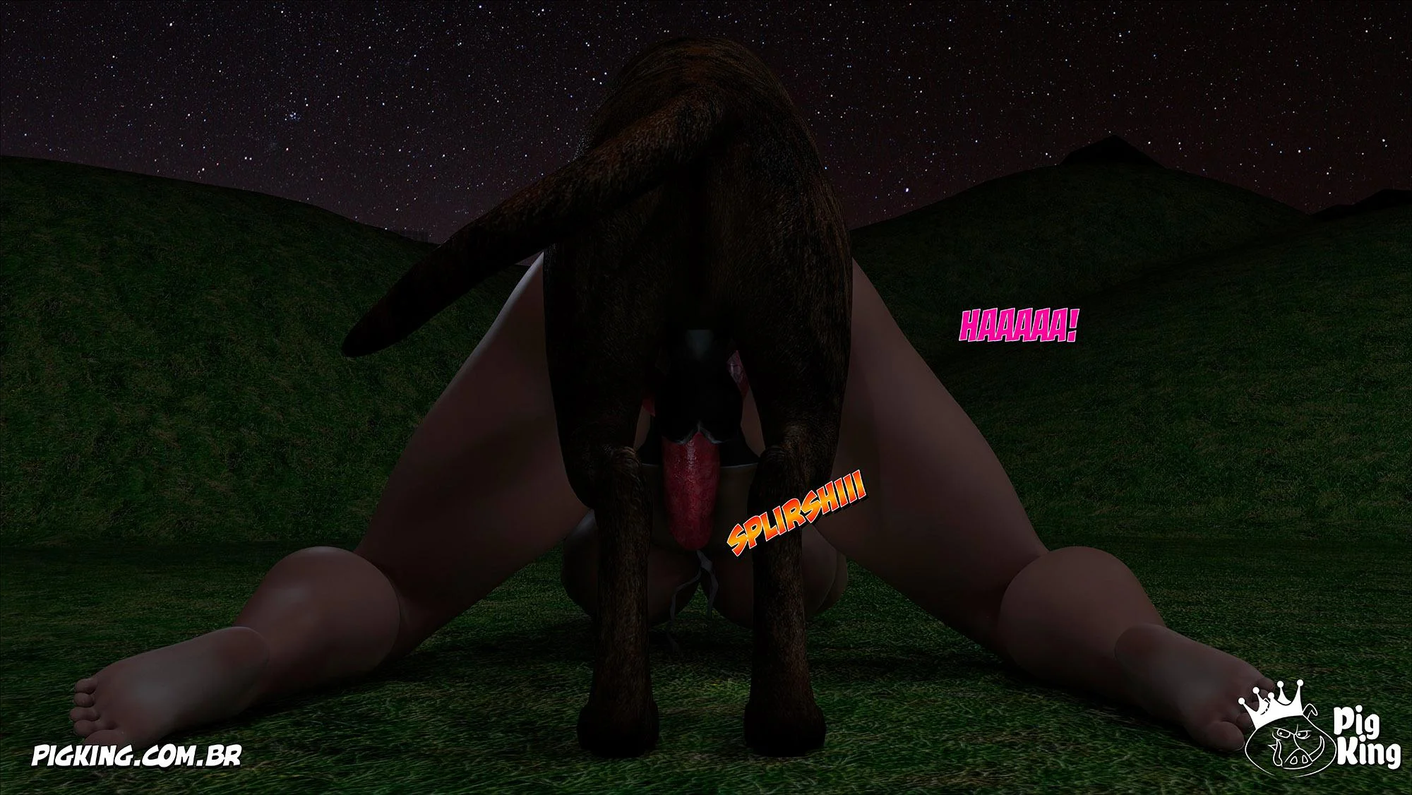 Irmã Sacana: Isabella Exibida - Quadrinhos Eróticos em 3D Explícitos